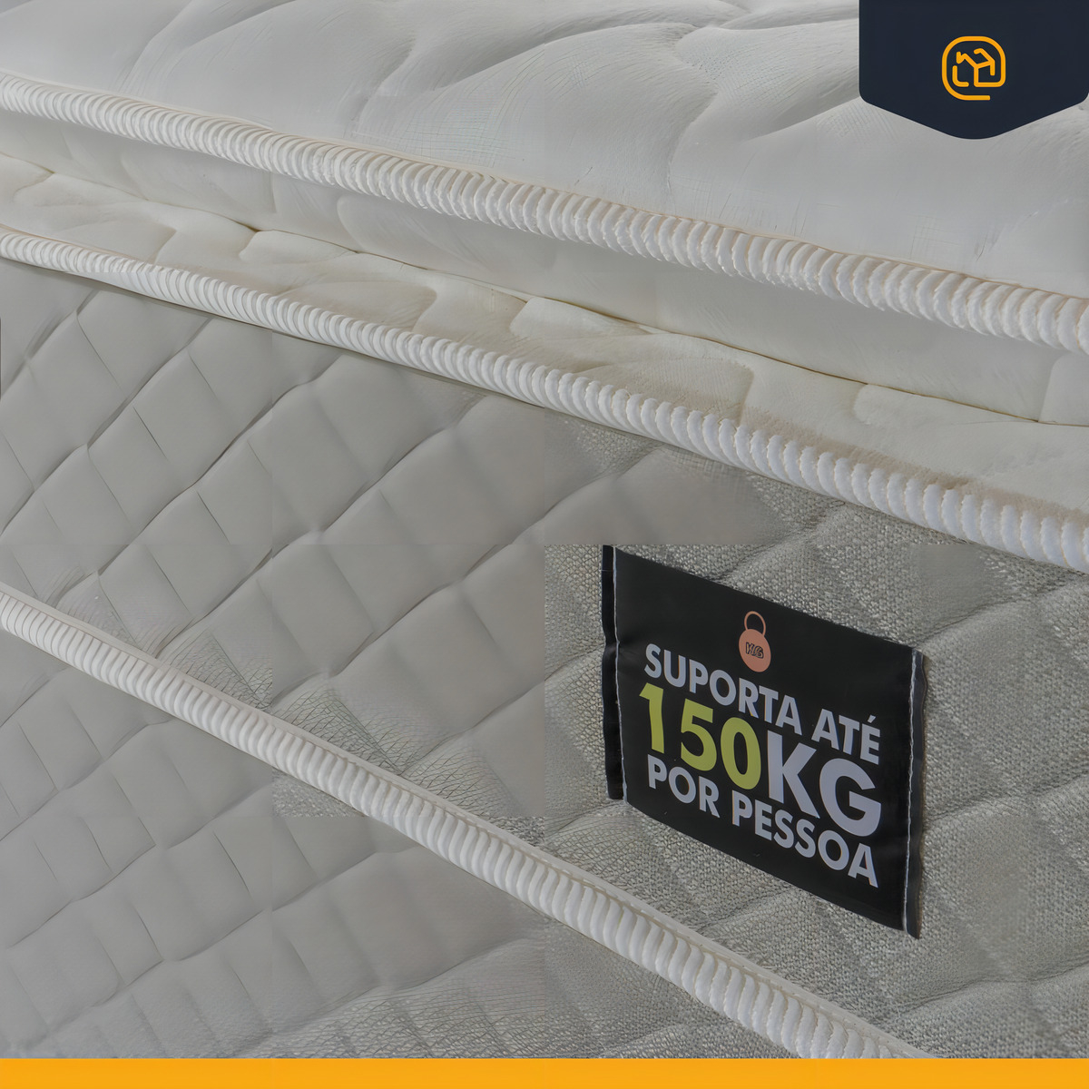 Colchão Casal Strong Pillow Top Espuma D45 4