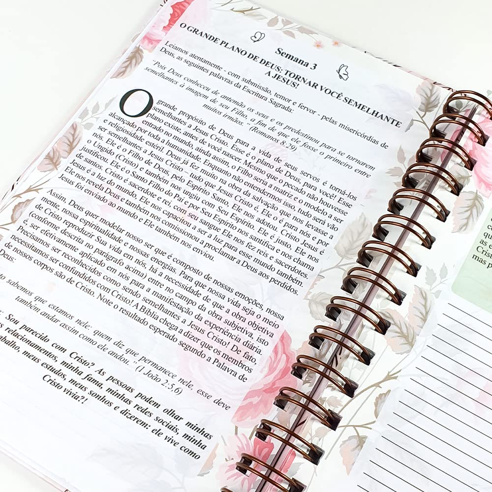 Kit Bíblia de Estudo Diz NAA Feminina + Diário de Oração Preciso de Ti 5