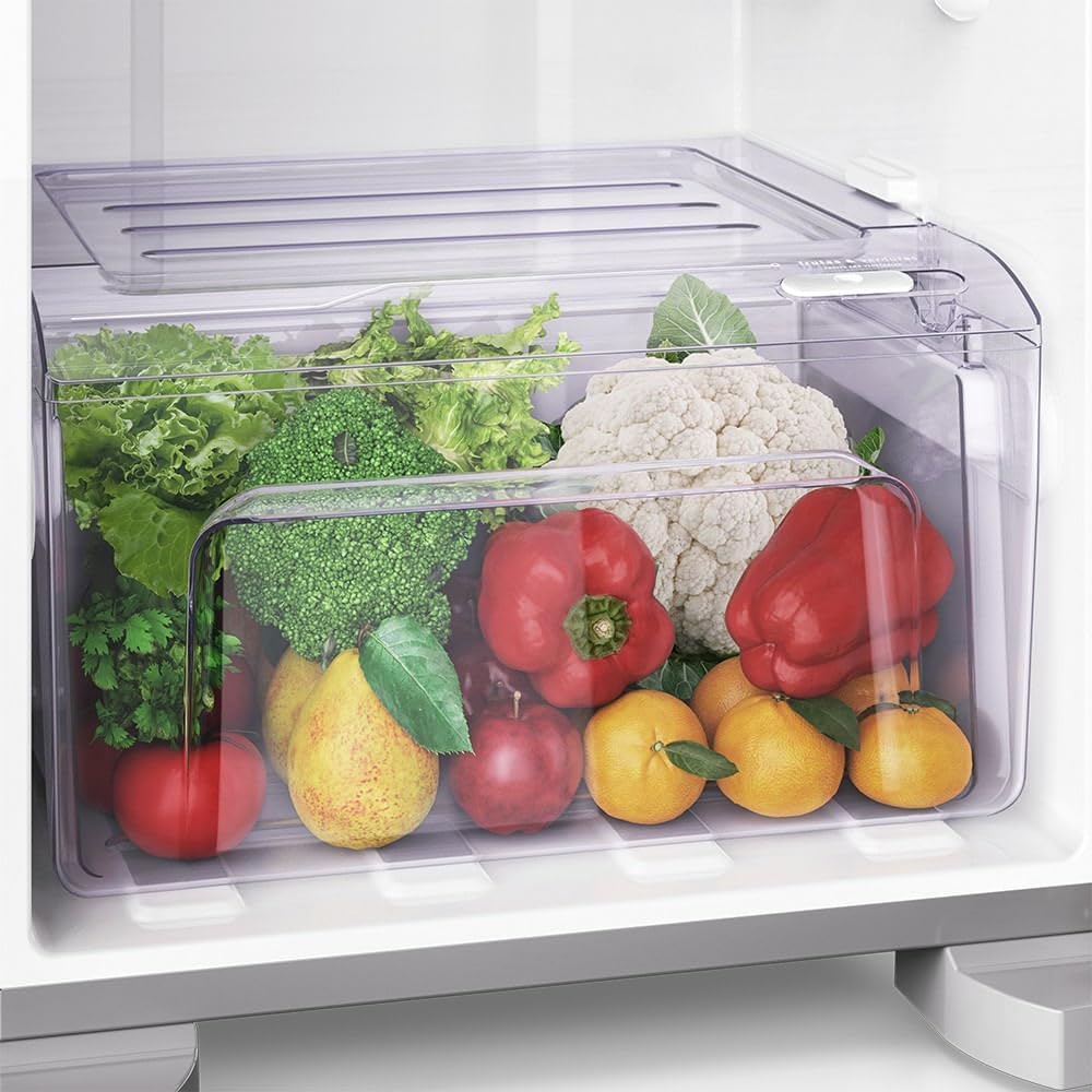 Geladeira Frost Free 400 L Efficient Turbo Freezer Duplex Inox Look 4