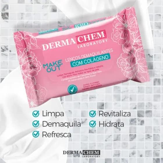 Lenço Demaquilante Make Out com Colágeno e Aloe Vera 2