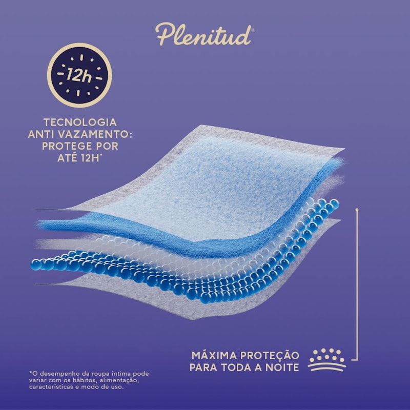 Roupa Íntima Descartável Plenitud Pants Noturna 2