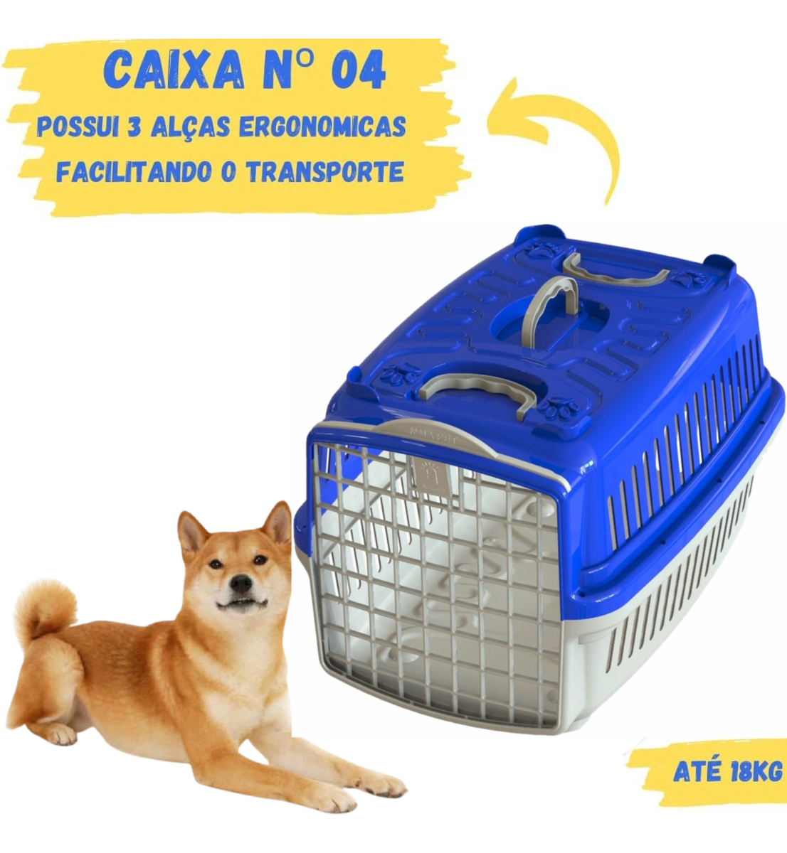 Caixa de Transporte Pet Nº4 até 18 kg 2