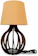DECORAMENTE Abajur Luminária de Mesa MDF Quarto Sala Escritório com Cúpula TNT 1