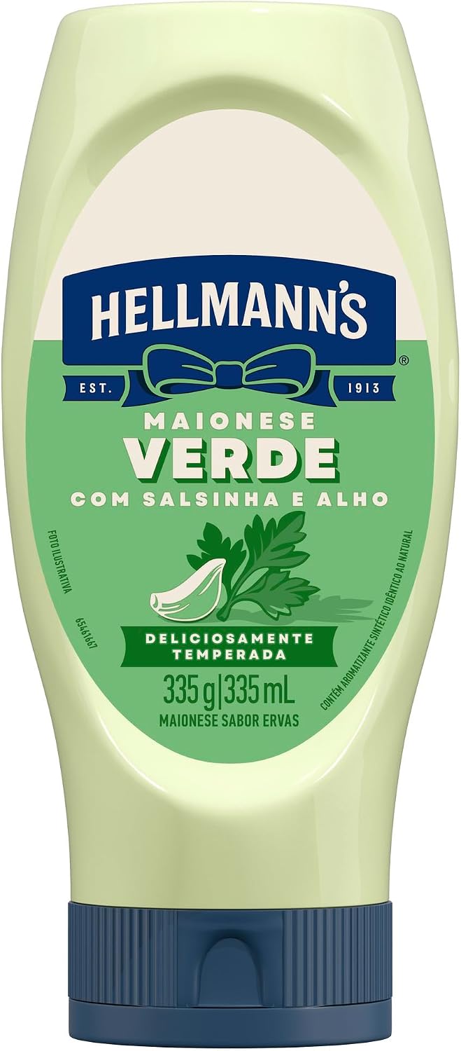 Maionese Hellmann's Verde Bisnaga 1