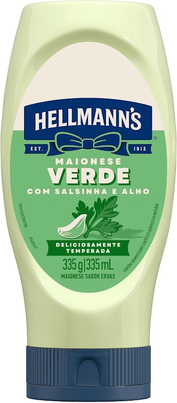 Maionese Hellmann's Verde Bisnaga 1