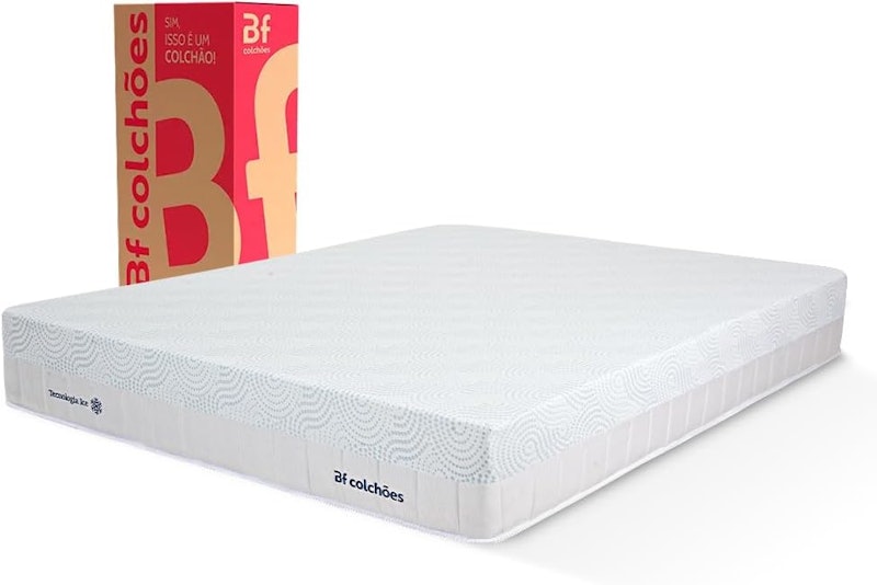 Colchão King Ortopédico D33 Molas Ensacadas Tecido Refrescante BF Fresh 1