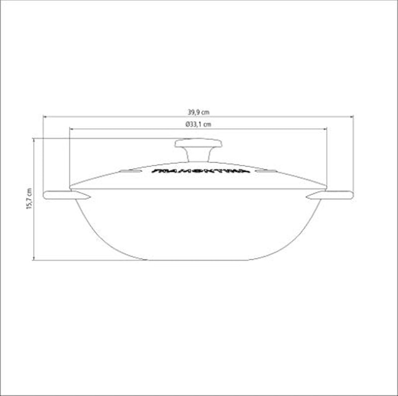 Panela Wok Tramontina Trento em Ferro Esmaltado 4