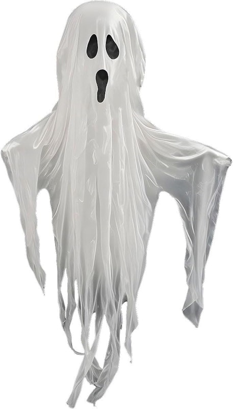Enfeite Halloween Fantasma Gigante Branco de Pendurar 1
