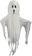 FANTASIAS CAROL Enfeite Halloween Fantasma Gigante Branco de Pendurar 1