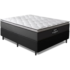 Cama Box Casal Colchão Gazin Molas Ensacadas Pillow Maximus