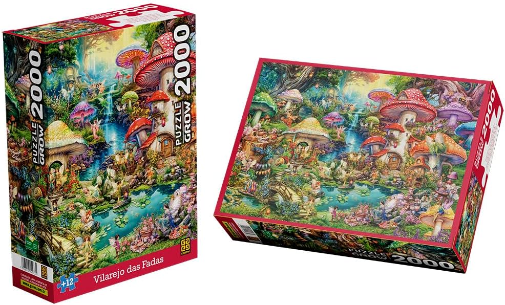 Puzzle 2000 Peças Vilarejo das Fadas 2