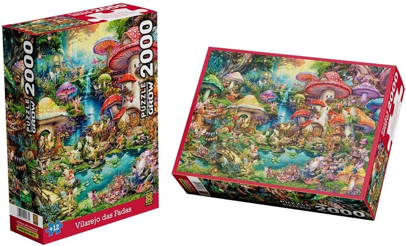 Puzzle 2000 Peças Vilarejo das Fadas 2