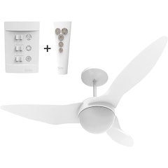 Ventilador de Teto Terral Plus com Controle Remoto e Controle de Parede
