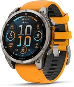 Relógio Garmin Fēnix 8 Safira Titânio 1