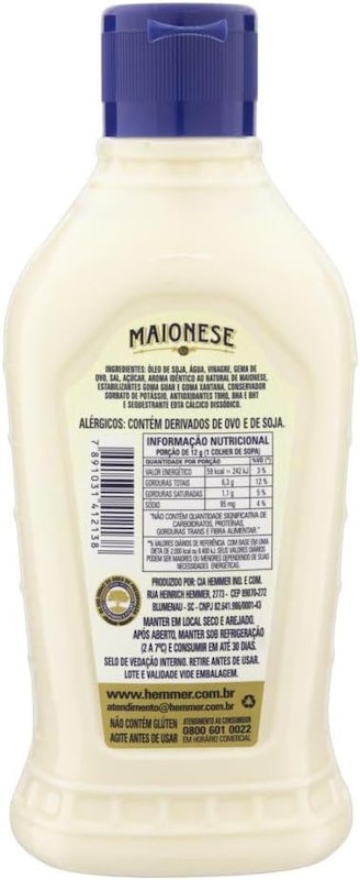 Maionese Tradicional Hemmer 2