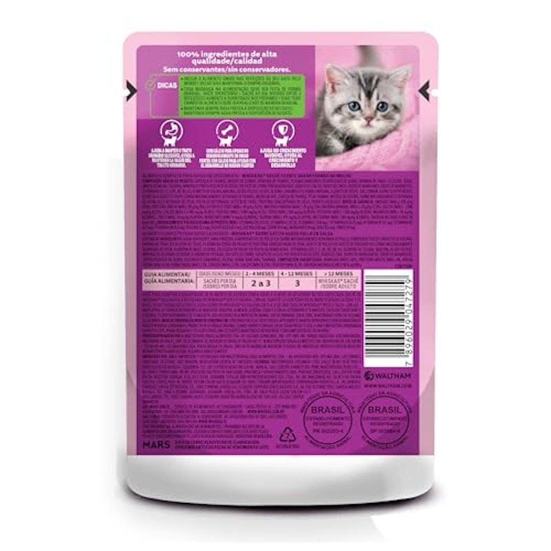 Ração Úmida para Gatos Filhotes Sachê 2