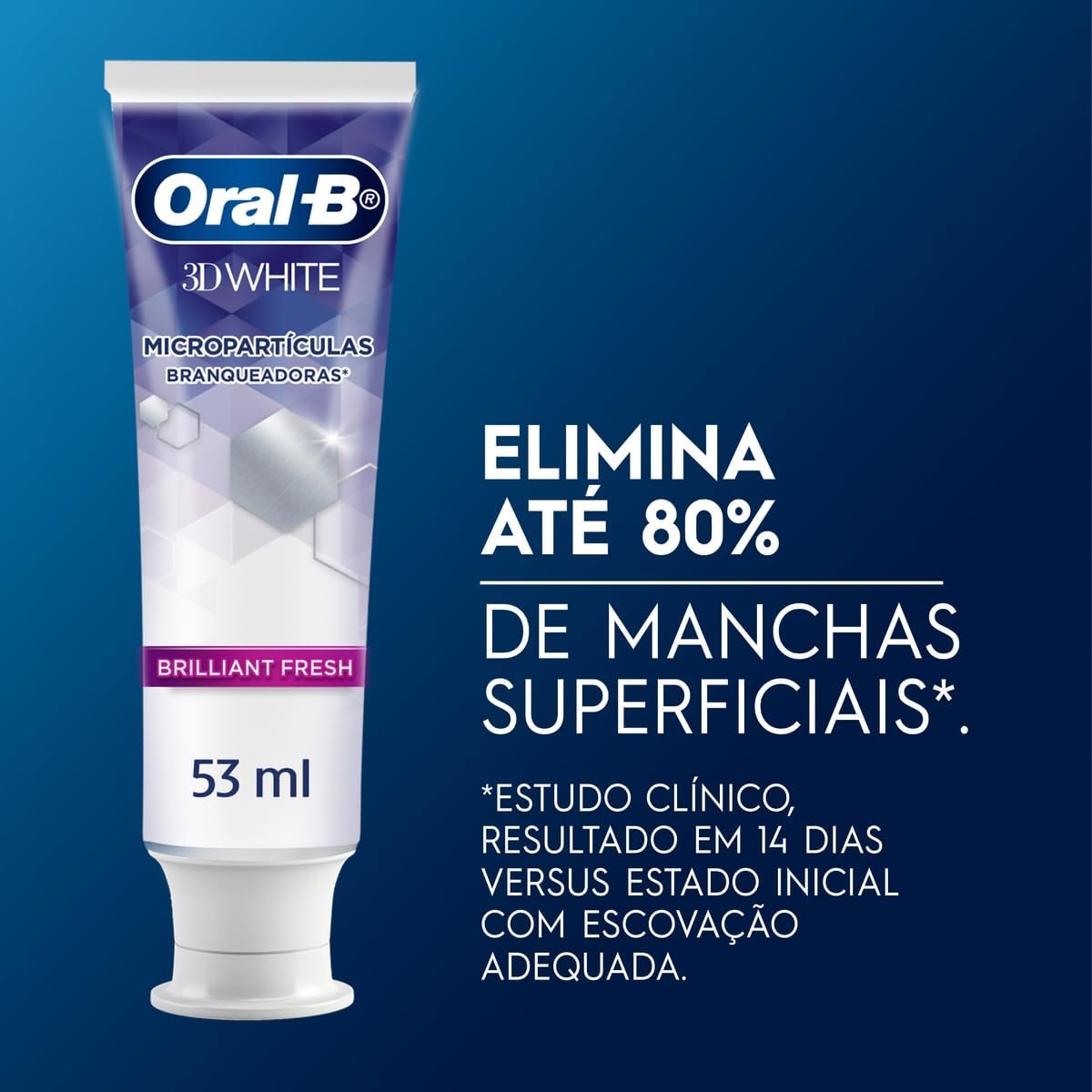 Creme Dental Oral-B 3D White Brilliant Fresh 5