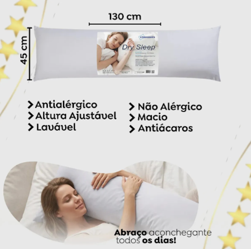 Travesseiro Agarradinho - Dry Sleep 2
