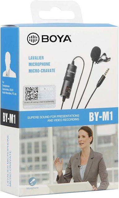 Microfone de Lapela Boya BY-M1 2