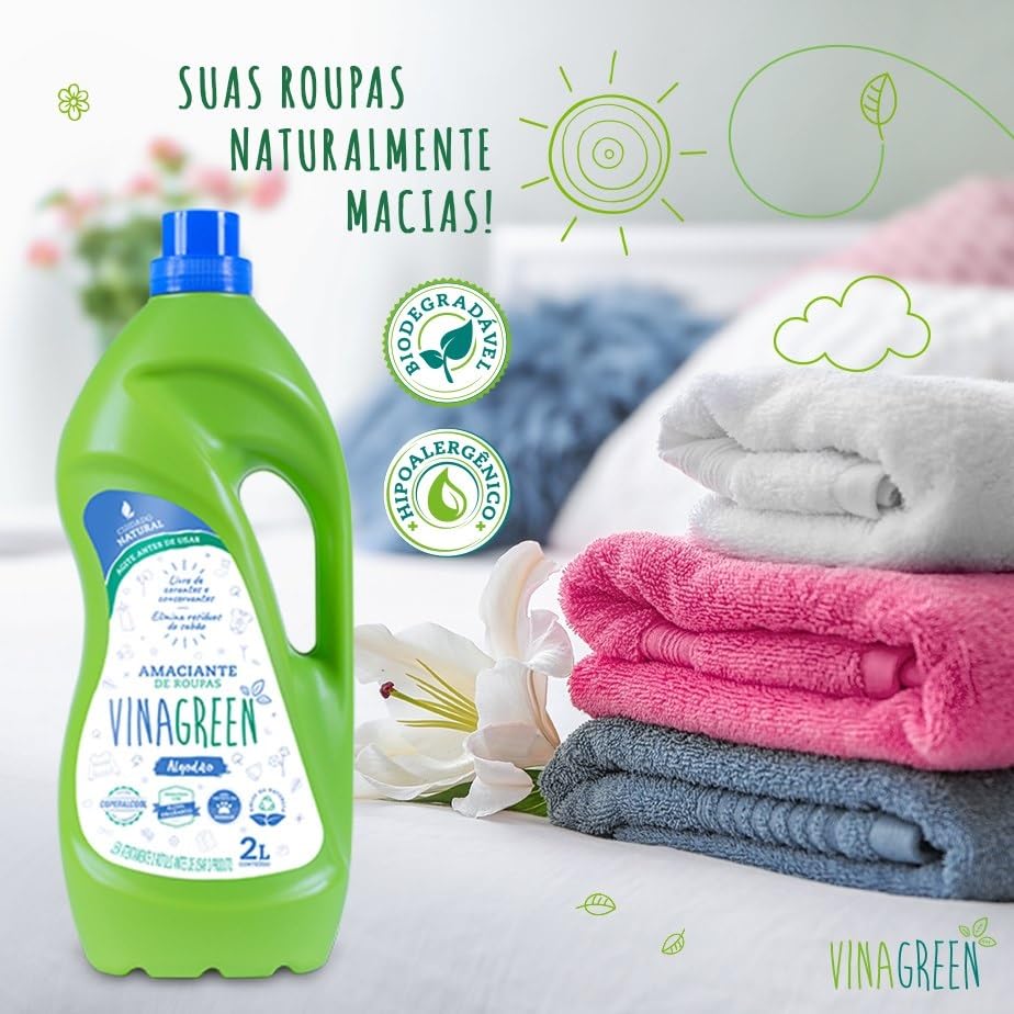 Amaciante de Roupas Algodão 2 L 2