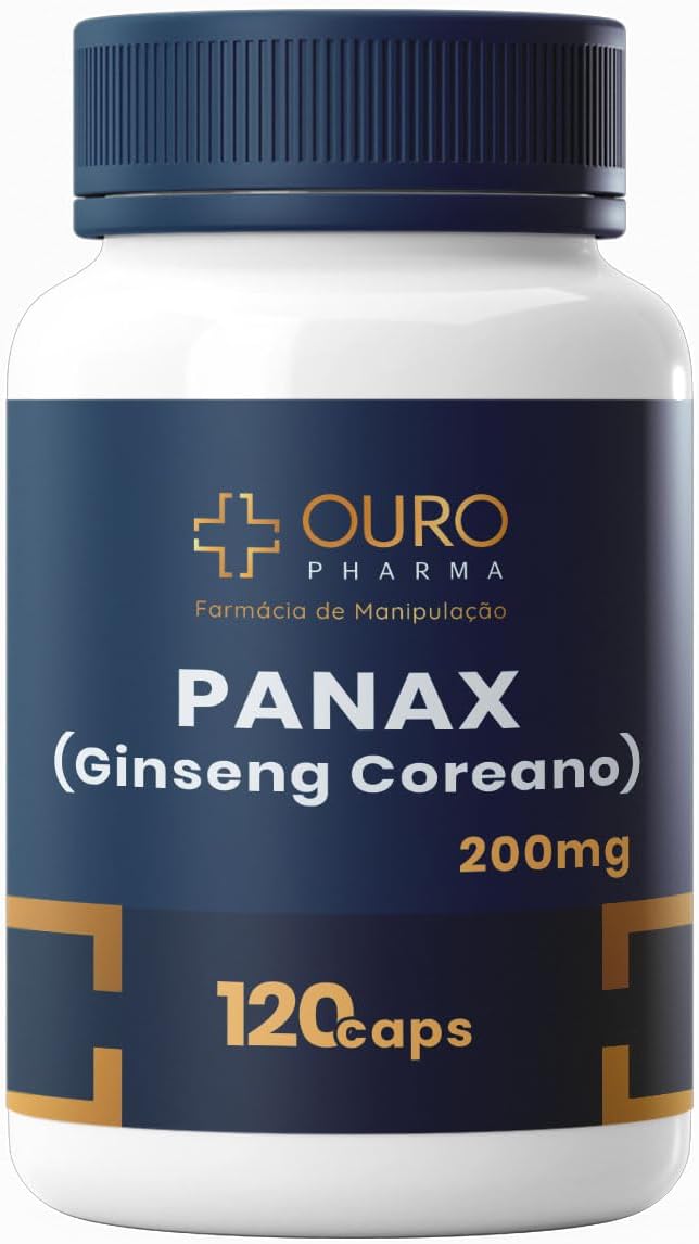Panax Ginseng Coreano 200 mg Ouro Pharma 1
