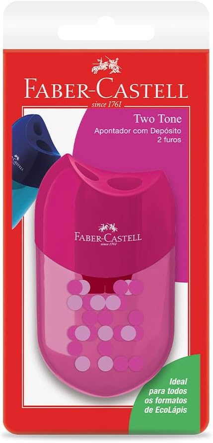 Apontador Duplo com Depósito Two Tone 2