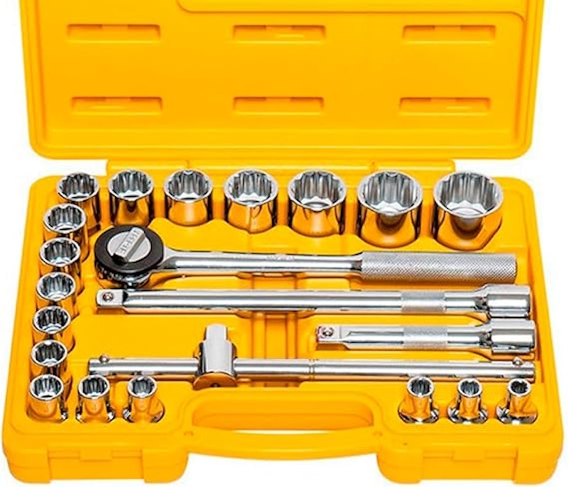 Kit de Ferramentas Manuais Chave Catraca 1/2" 8 a 32 mm 2