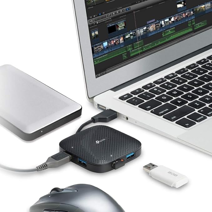 Hub Portátil USB 3.0 de 4 Portas  4