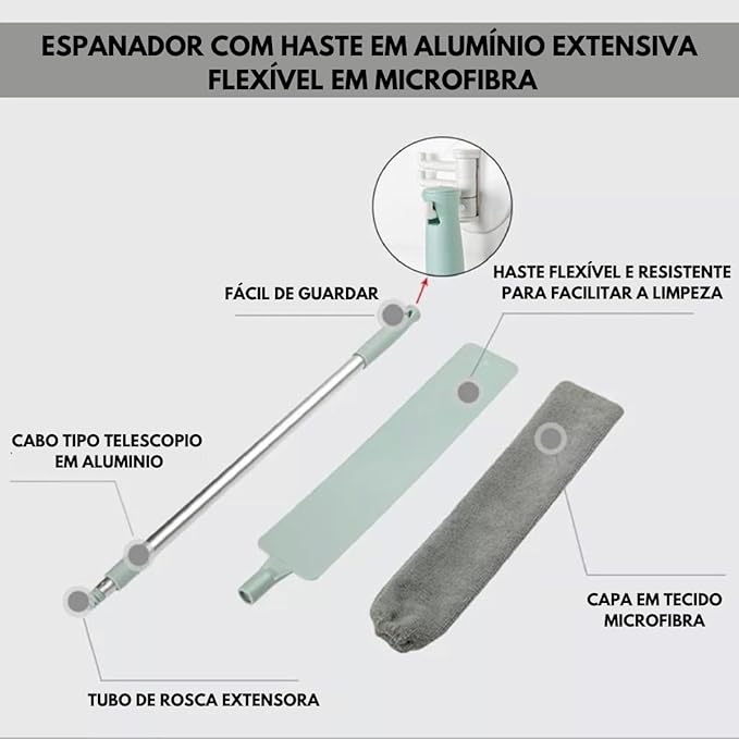 Espanador Dobrável em Microfibra 5