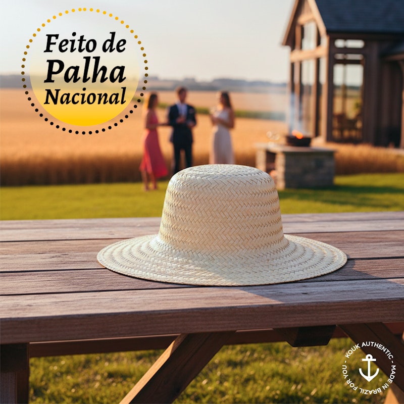 Chapéu de Palha Caipira Kouk Authentic 5