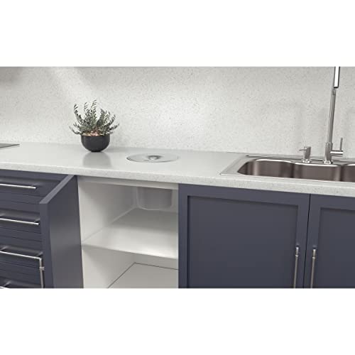 Lixeira de Embutir Clean Round em Aço Inox com Balde Plástico 5 L 4