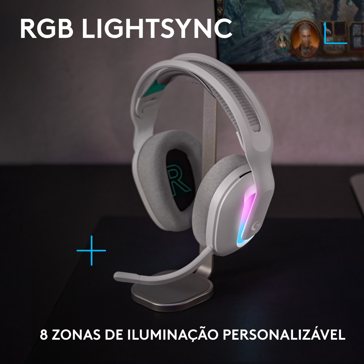 Headset Gamer sem Fio Logitech G522 Lightspeed 2