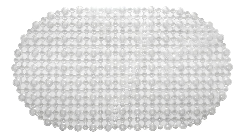 Tapete de PVC Retangular com Antiderrapante para Banheiro 63 x 35 cm 1