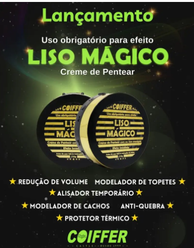 Creme de Pentear Liso Mágico  5