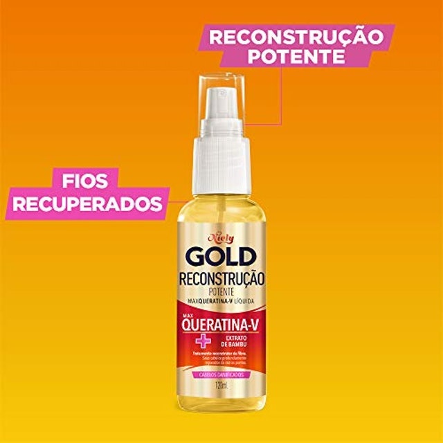 Queratina Líquida Niely Gold Reconstrução Potente 2