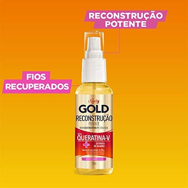 Queratina Líquida Niely Gold Reconstrução Potente 2