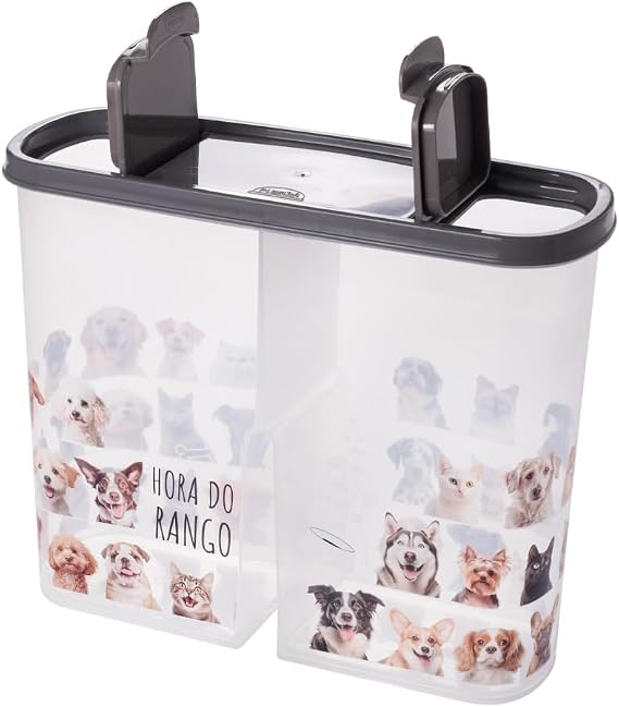 Porta-Ração Dueto Pet 2,4 L 2