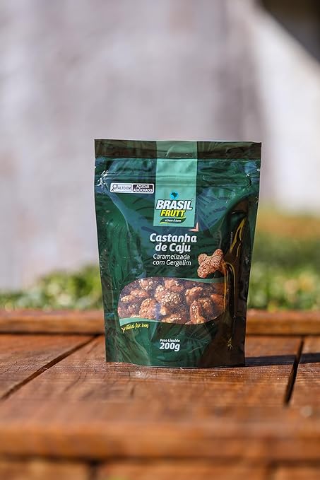 Castanha de Caju Caramelizada com Gergelim 3