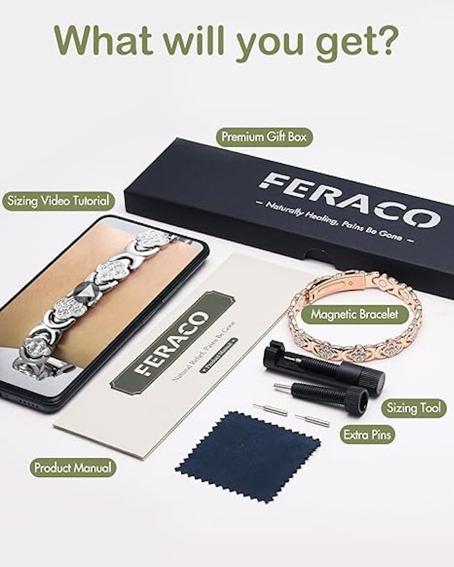 Pulseira de Cobre Puro para Mulheres 5