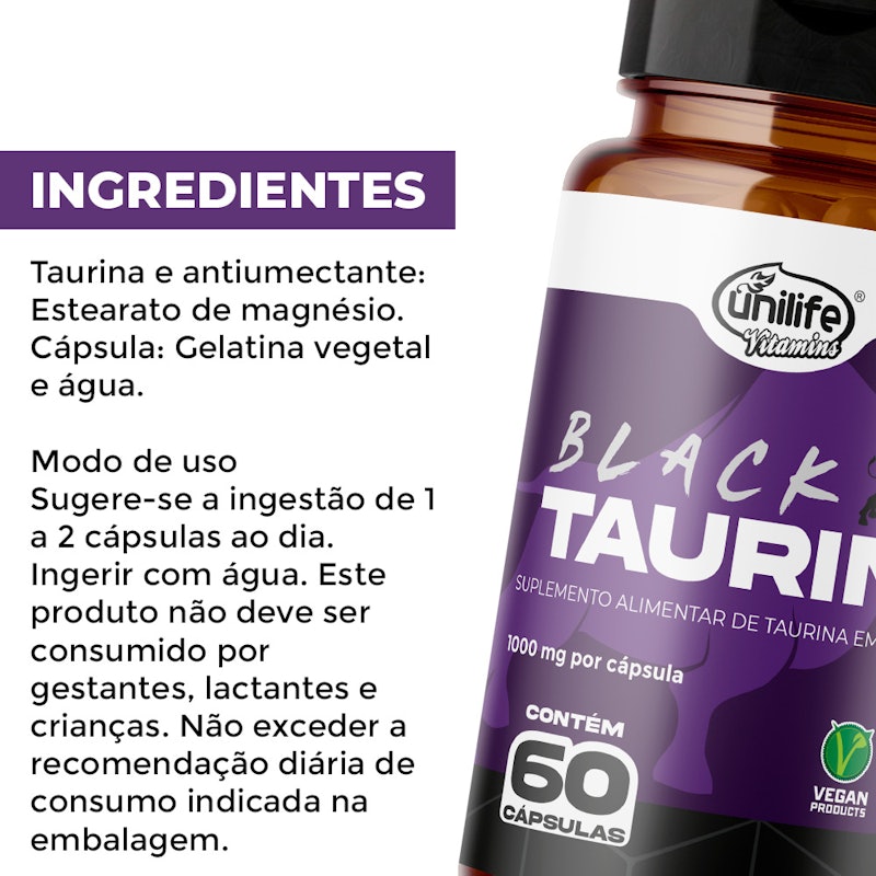 Black Taurine 1000 mg 3