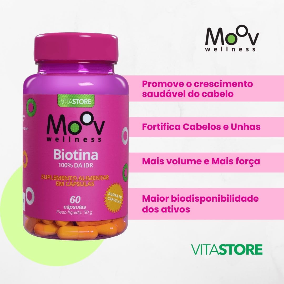 Biotina Crescimento Saúde Cabelos Pele Unha 2