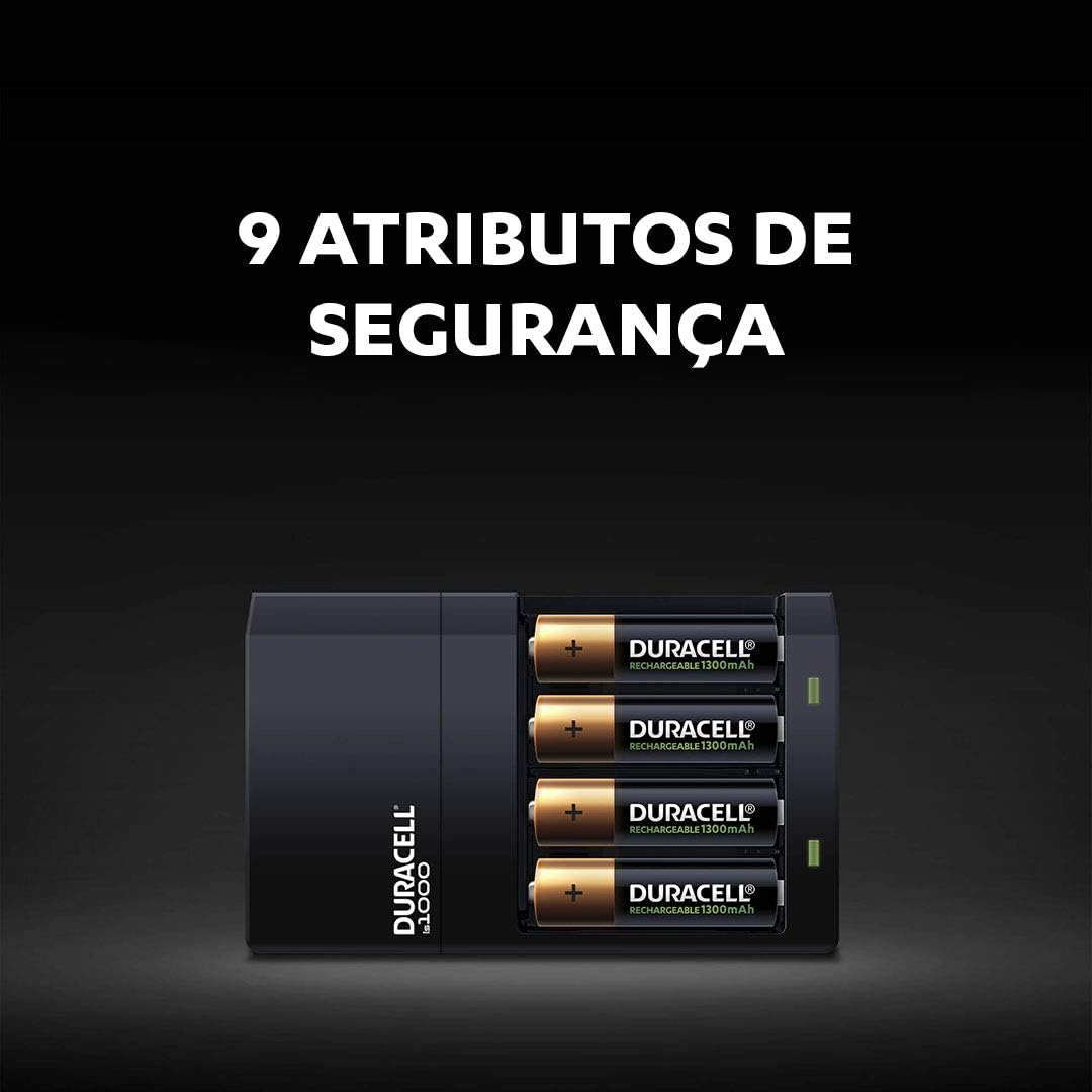 Carregador para Pilha Recarregável AA/AAA 3