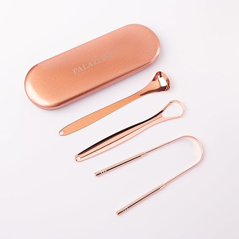 Kit Limpador de Língua 100% Cobre Palaziun 2