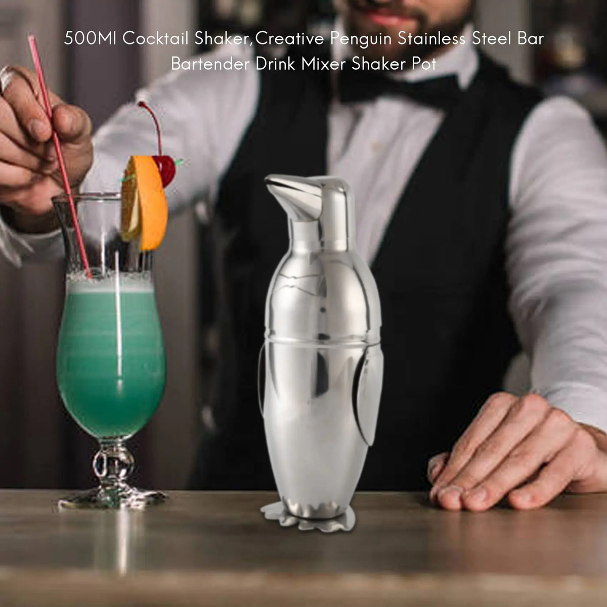 Coqueteleira Pinguim HIC Bar 5