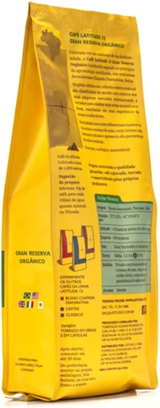 Café Gran Reserva Orgânico Torrado e Moído 250G 4