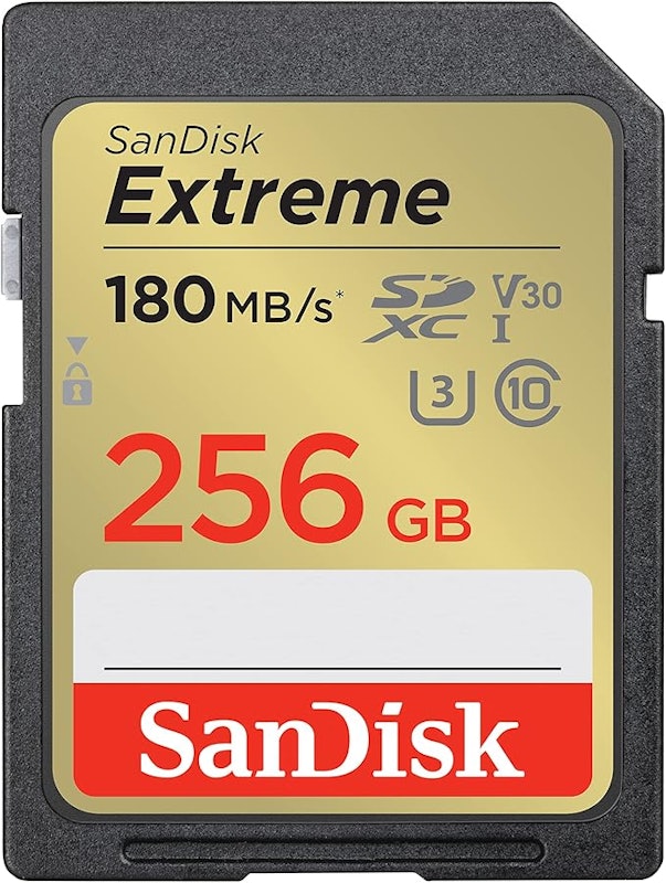 Cartão SD SanDisk Extreme UHS-I 256 GB 1