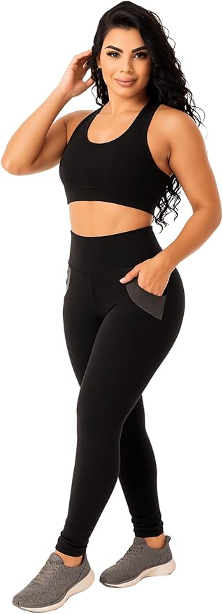 Calça Legging Feminina Grossa com Bolso 2