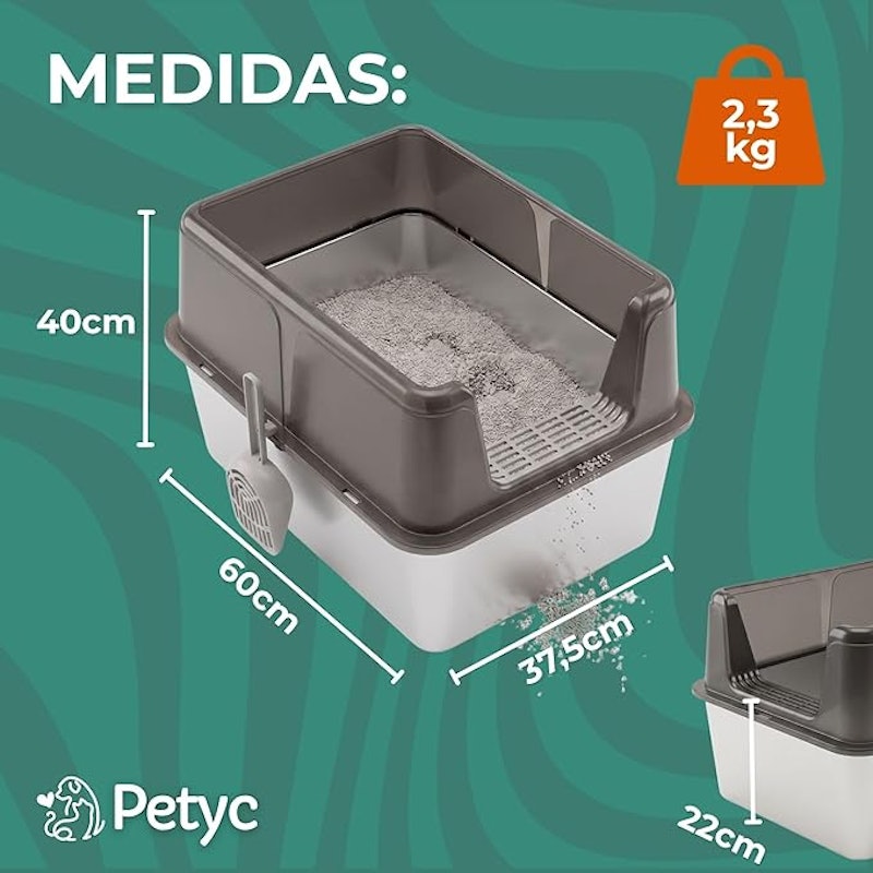 Caixa de Areia para Gatos Inox 3