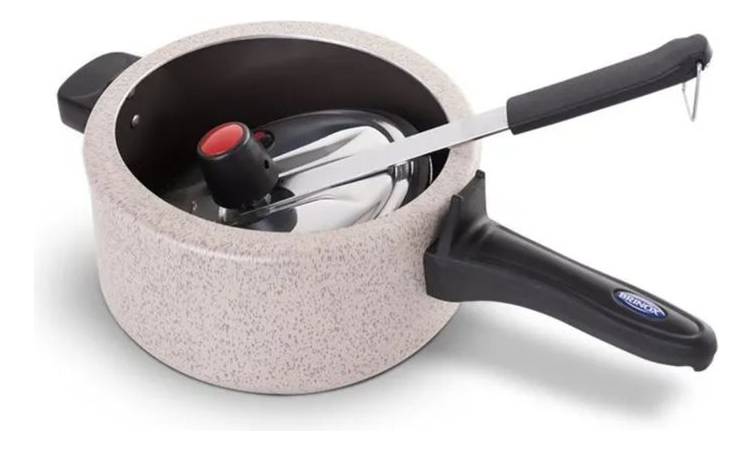 Panela de Pressão Antiaderente Ceramic Life Vapt 3 L 4