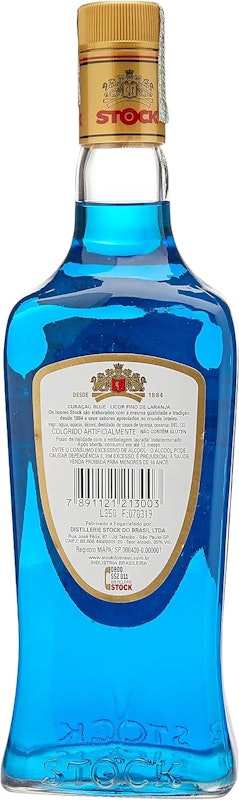 Licor Fino de Laranja Stock Curaçau Blue Triple Sec 2
